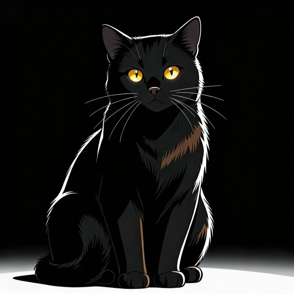 black-cat-pfp-realistic-photography-golden-eyes-portrait Realistic black cat pfp photography with stunning golden eyes portrait perfect for Instagram and Discord avatars