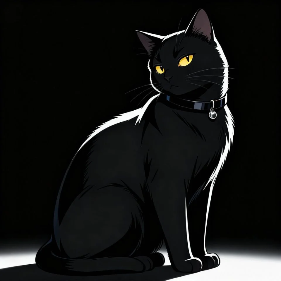 black-cat-pfp-realistic-photography-natural-outdoor-sunlight Outdoor realistic black cat pfp in natural sunlight perfect for nature photography Instagram and Discord icons