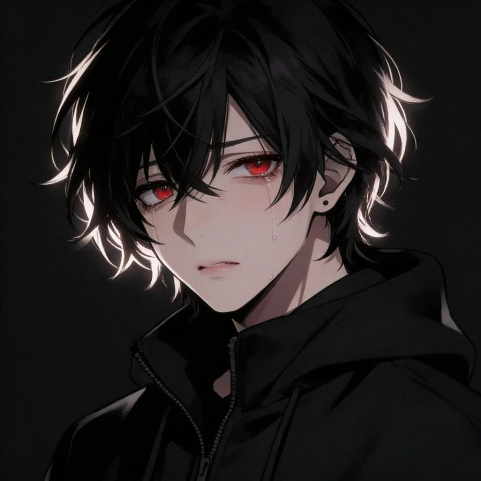 emo-anime-boy-pfp-sad-crying-emotional-depth Emotional emo anime boy pfp showing tears and sadness with deep aesthetic for TikTok and Discord profiles