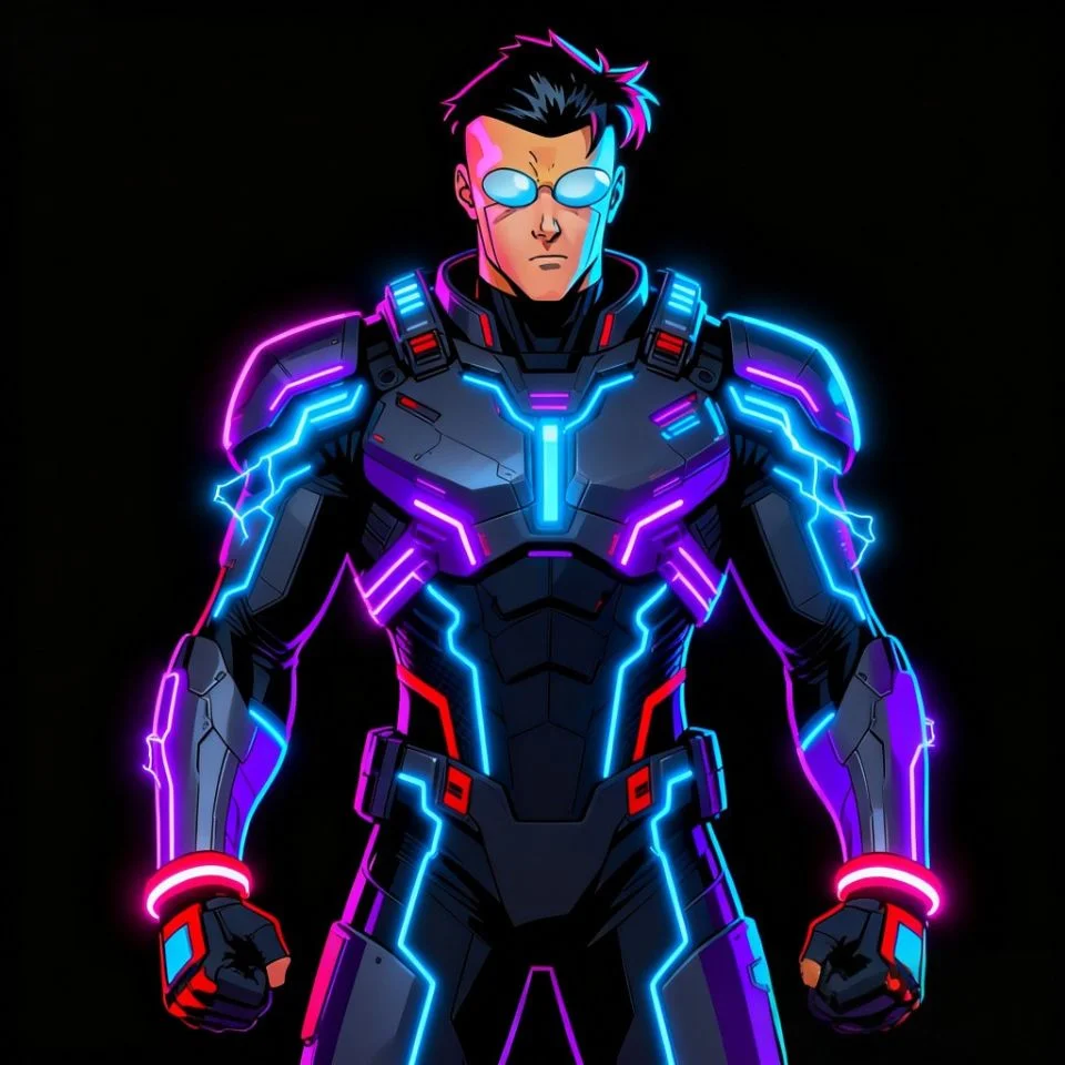 invincible-pfp-4k-neon-vibrant-colors-cyberpunk-aesthetic-edit Vibrant neon 4K invincible pfp with cyberpunk aesthetic colors and glowing effects for eye-catching profile avatar