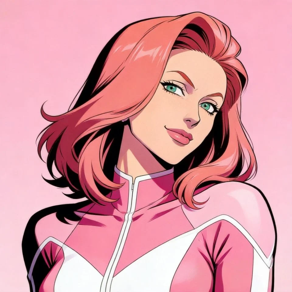 invincible-pfp-atom-eve-mark-matching-couple-pink-romantic Atom Eve invincible pfp romantic pink aesthetic with Mark Grayson matching couple vibe for relationship profile pic
