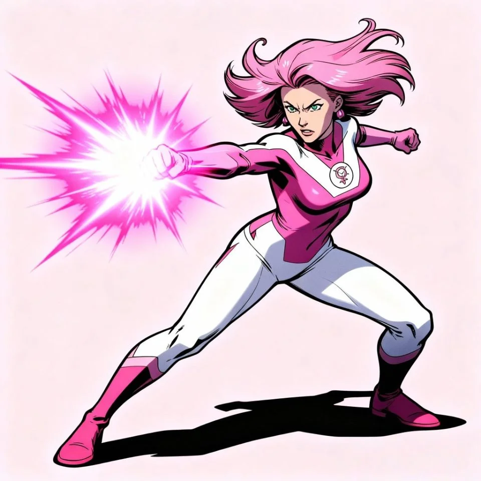 invincible-pfp-atom-eve-pink-energy-blast-action-pose-powerful Powerful Atom Eve invincible pfp unleashing pink energy blast in dynamic action pose for gaming profile picture