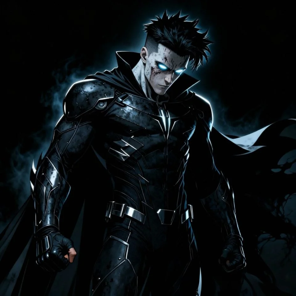 invincible-pfp-mark-variant-evil-corrupted-dark-multiverse-version Evil corrupted Mark variant invincible pfp from dark multiverse showing villainous version for antagonist profile pic