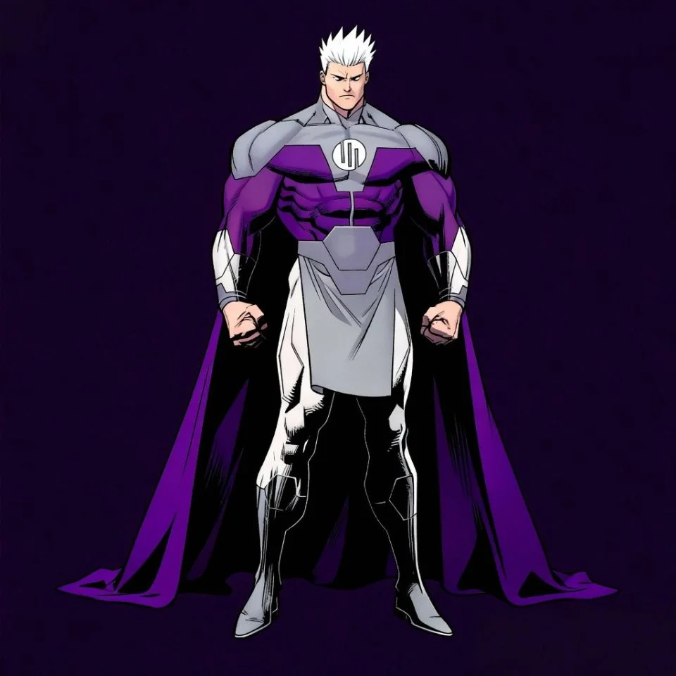 invincible-pfp-thragg-viltrumite-emperor-purple-cape-regal-pose Regal Thragg invincible pfp in purple Viltrumite cape as emperor with dominant stance for leadership profile picture
