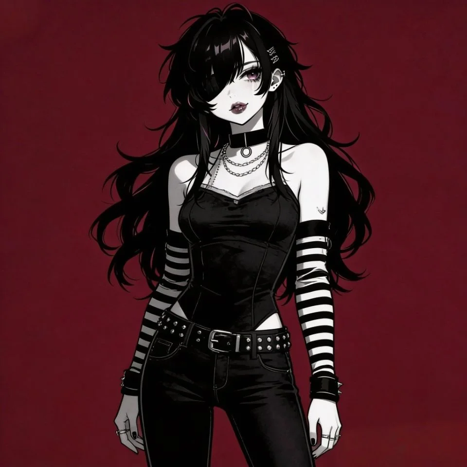 y2k-emo-pfp-photobucket-edit-text-overlay-lyrics Y2K emo pfp with Photobucket style edit and text overlay lyrics for nostalgic 2000s TikTok and Instagram avatars
