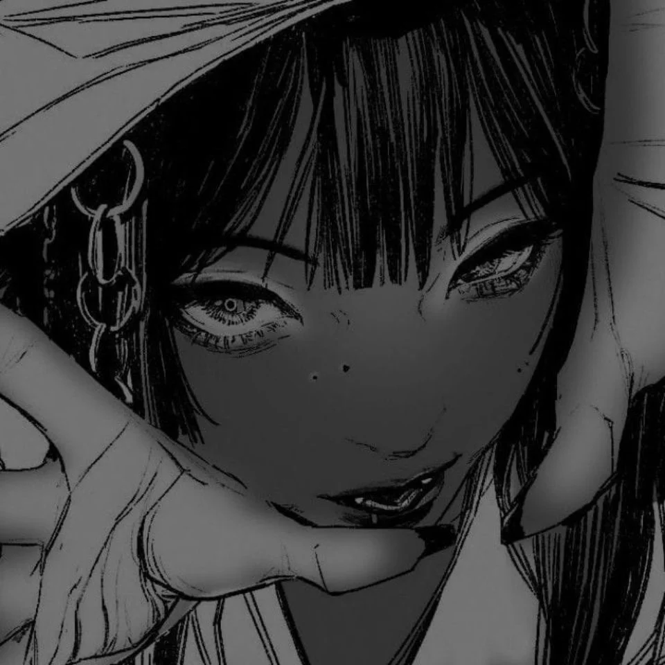 black-anime-pfp-girl-cute-aesthetic-dark-expressive-character Cute black anime pfp girl with aesthetic dark tones and expressive character perfect for Discord TikTok Instagram avatars