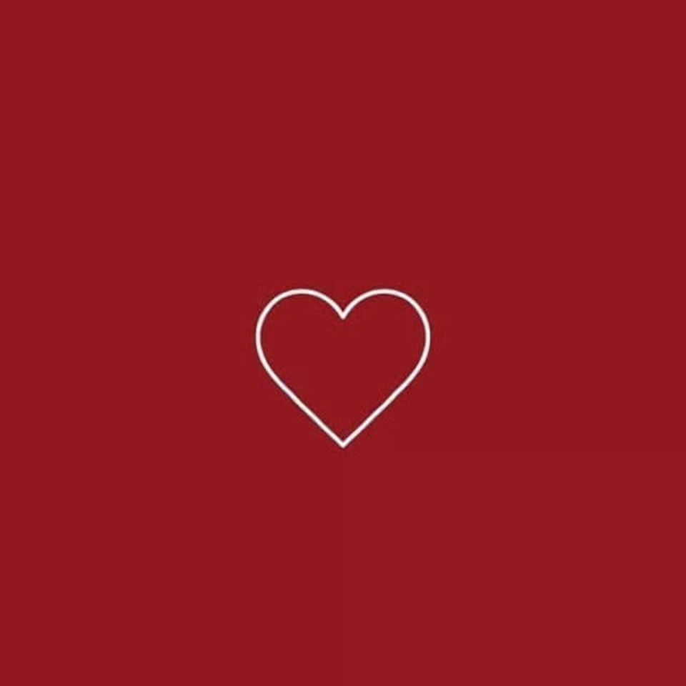 Coral red soft gradient abstract profile picture for aesthetic minimalist profiles