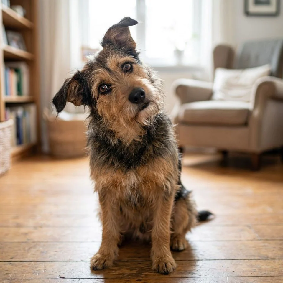 funny-pfp-confused-dog-tilted-head-questioning-look-tiktok Confused dog pfp with adorable tilted head and questioning expression ideal for cute funny TikTok and Instagram avatars