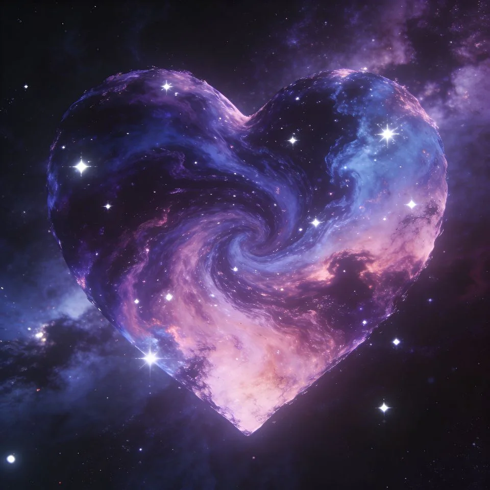 heart-pfp-aesthetic-galaxy-stars-cosmic-dreamy-space Aesthetic galaxy heart pfp with cosmic stars and dreamy space background ideal for TikTok mystical and Discord celestial profiles