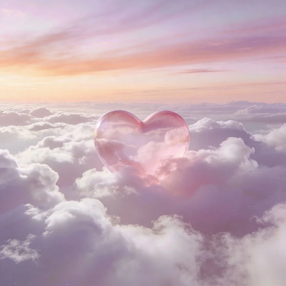 heart-pfp-aesthetic-soft-pink-cloud-dreamy-pastel-instagram Soft aesthetic heart pfp with pink cloud dreamy background and pastel vibes perfect for Instagram aesthetic and Pinterest soft profiles