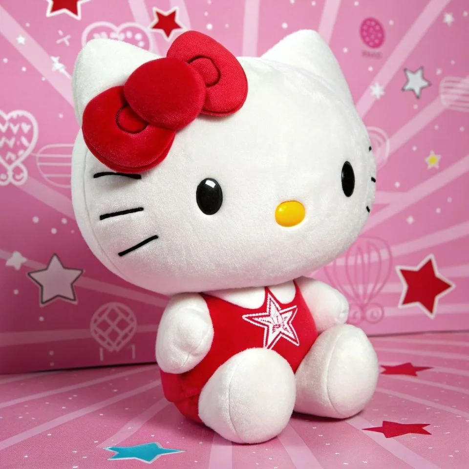 hello-kitty-pfp-y2k-glitter-stars-neon-pink Cute Y2K hello kitty pfp with glitter stars and neon pink sparkles perfect for TikTok and Discord retro aesthetic profiles
