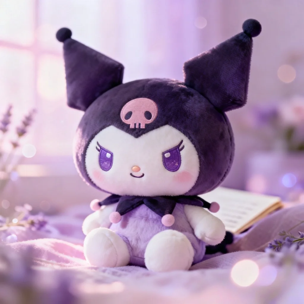 kuromi-pfp-soft-pastel-lavender-aesthetic-dreamy Soft pastel Kuromi pfp with lavender aesthetic and dreamy lighting perfect for Instagram Pinterest profile pictures