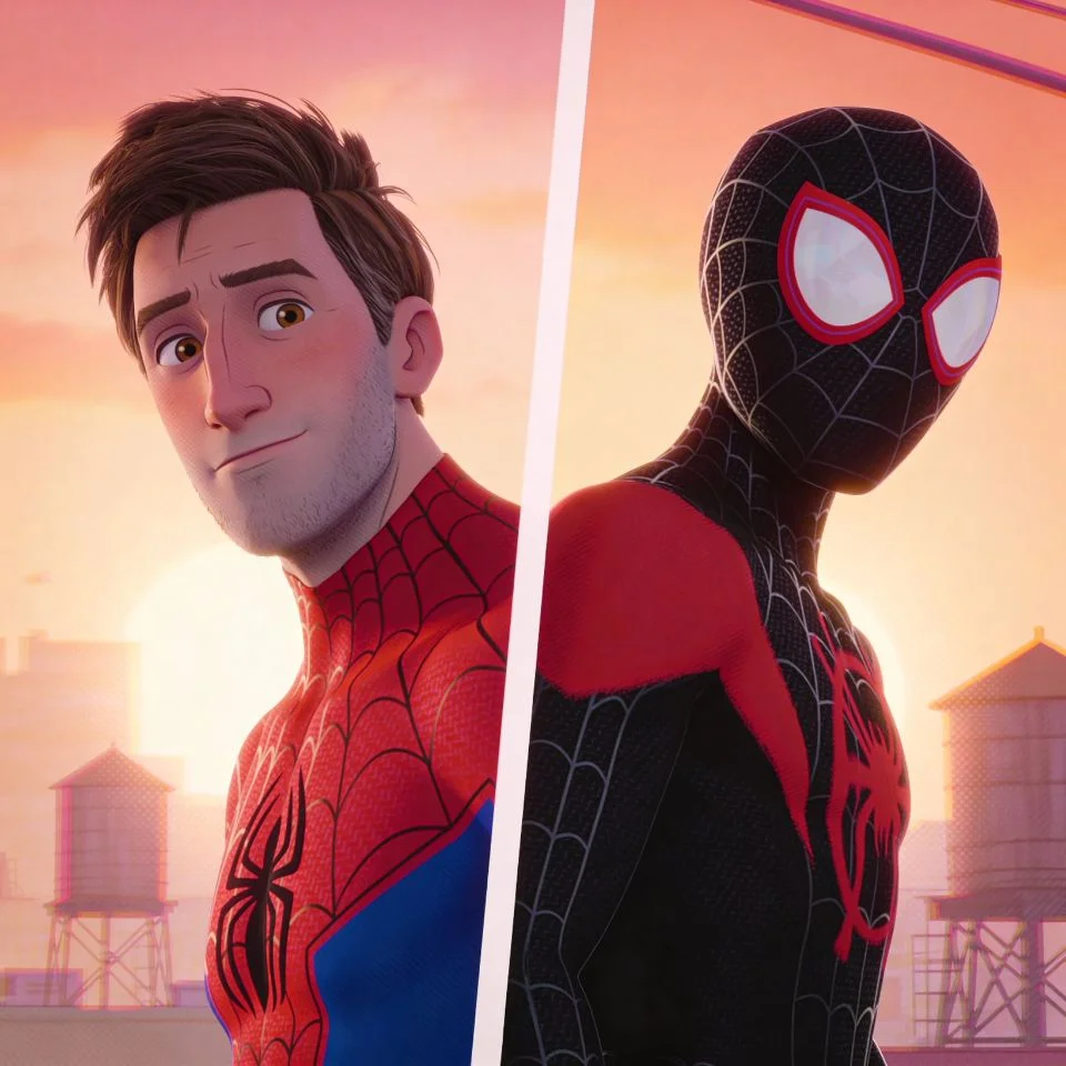 Matching spider man pfp featuring Peter Parker and Miles Morales duo for best friends Discord and Instagram profiles
