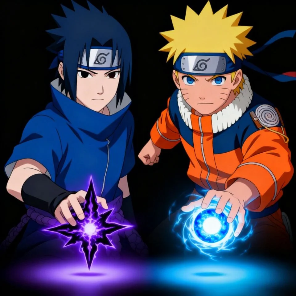 sasuke-naruto-matching-pfp-yin-yang-rasengan-chidori Sasuke and Naruto matching pfp with yin-yang Rasengan and Chidori creating powerful coordinated TikTok profile pictures