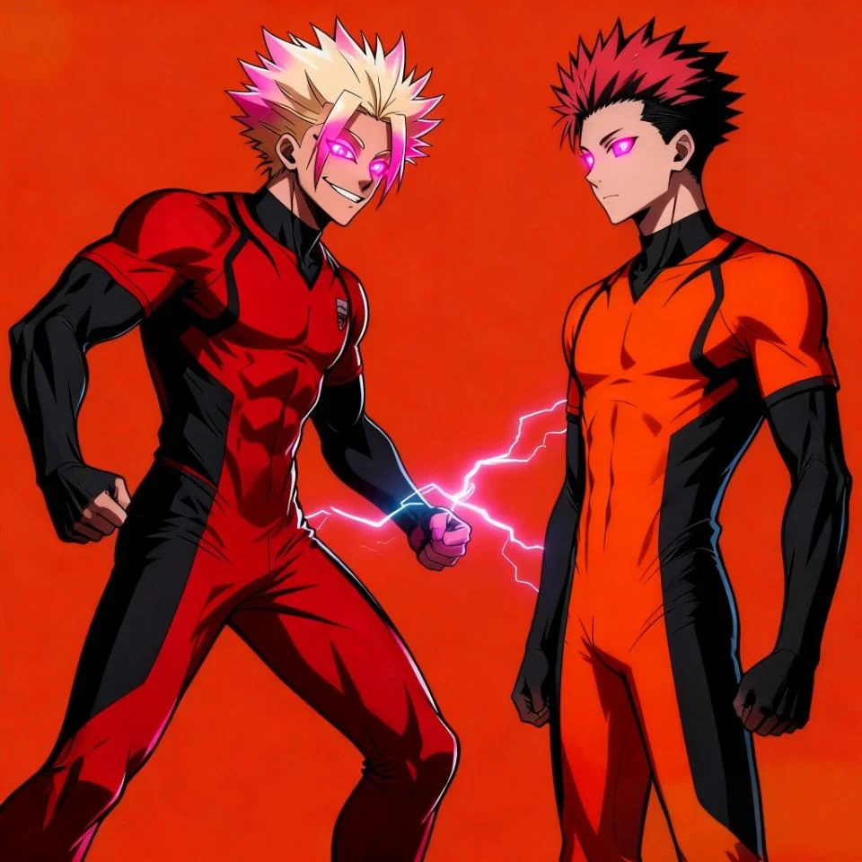 Chemical reaction shidou matching pfp with Sae colored version showing explosive duo energy for TikTok couple profile pics
