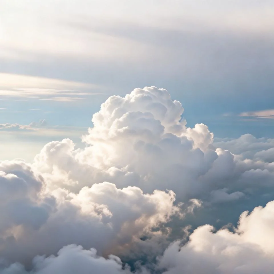 Serene white cloud pfp with peaceful sky aesthetic ideal for Discord and TikTok nature profiles