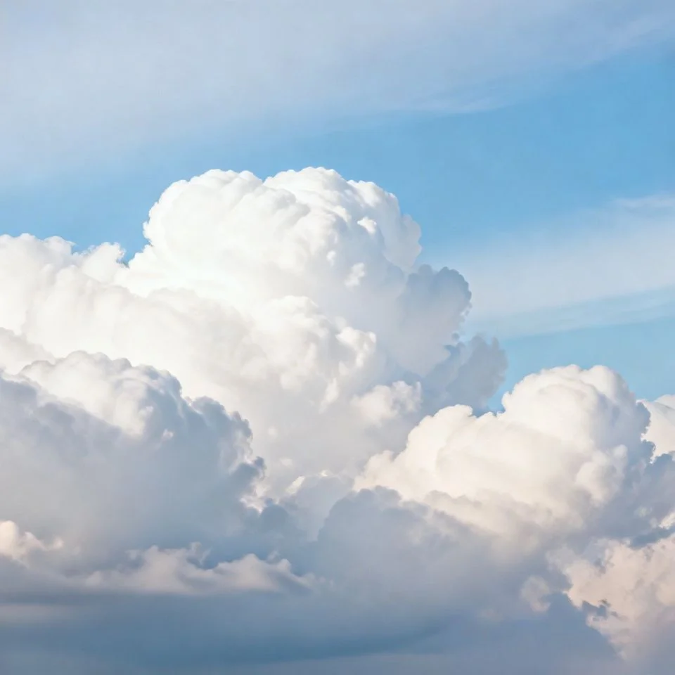 White clouds and serene nature pfp with peaceful sky aesthetic for Discord and TikTok profiles