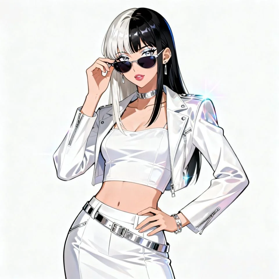 Nostalgic minimalist white Y2K pfp with retro charm for aesthetic Instagram and TikTok profiles