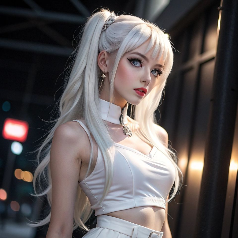 White Y2K pfp with retro aesthetic and glossy texture perfect for TikTok and Instagram nostalgic profiles